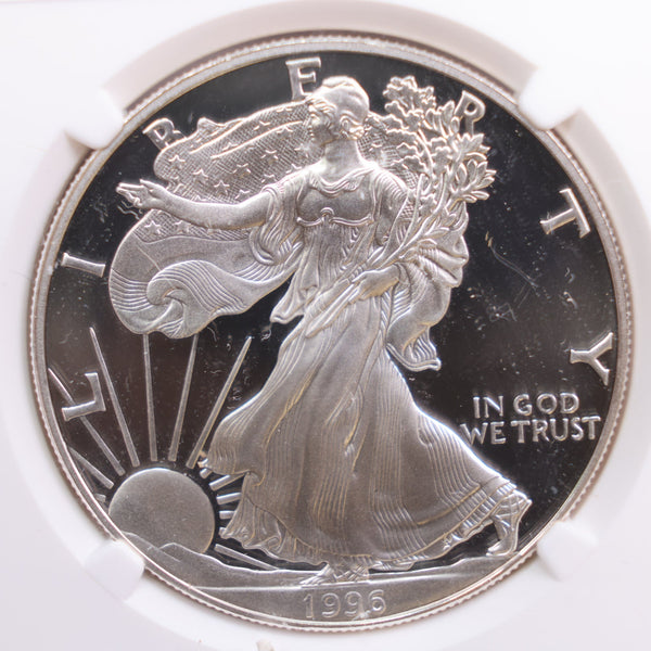 1996-P Proof American Silver Eagle, Certified NGC PF69. Store #AE0141