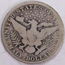 1913-D Barber Half Dollar, Very Good Circulated Coin, Store