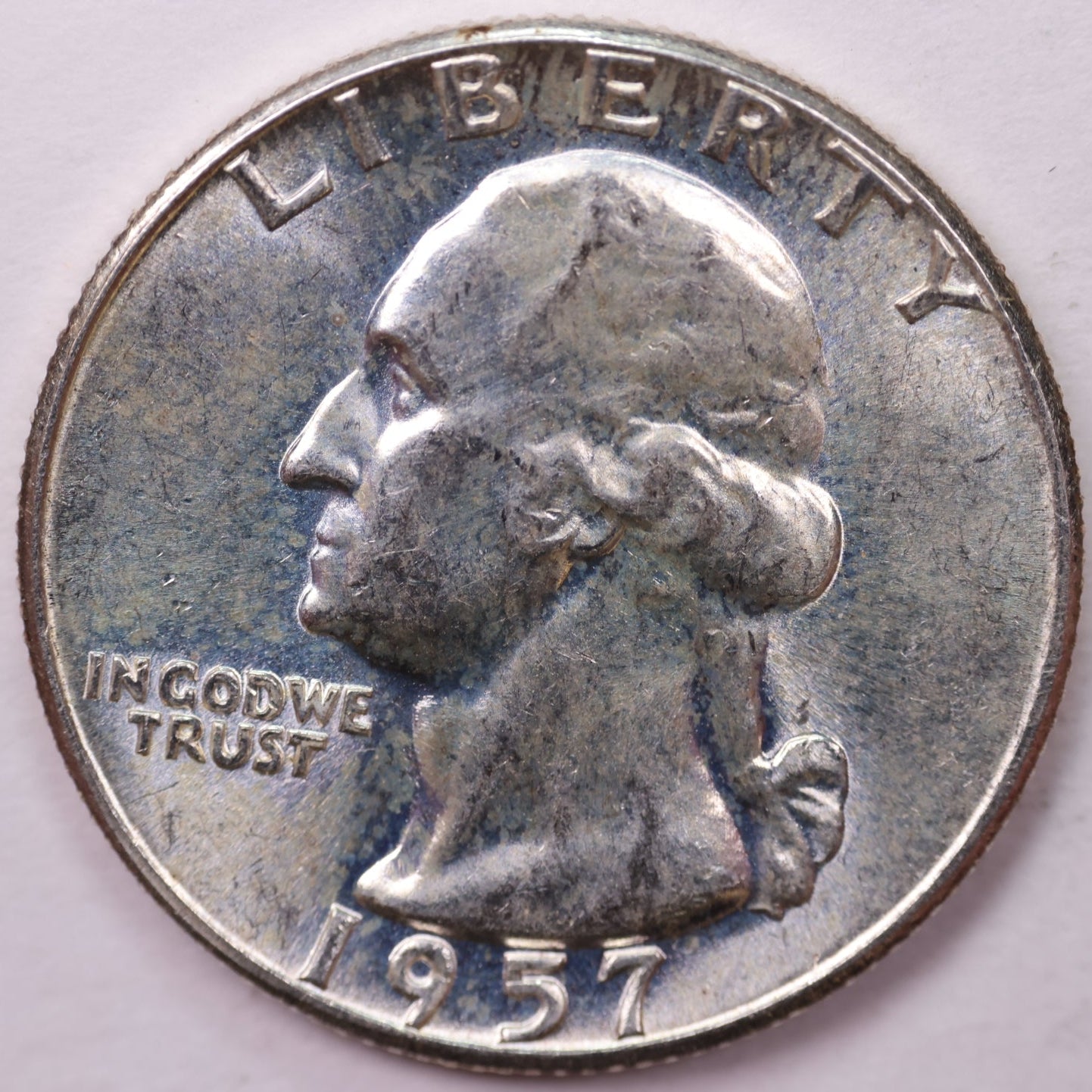 1957 Washington Silver Quarter, Affordable Uncirculated Collectible Coin. Sale #0353616