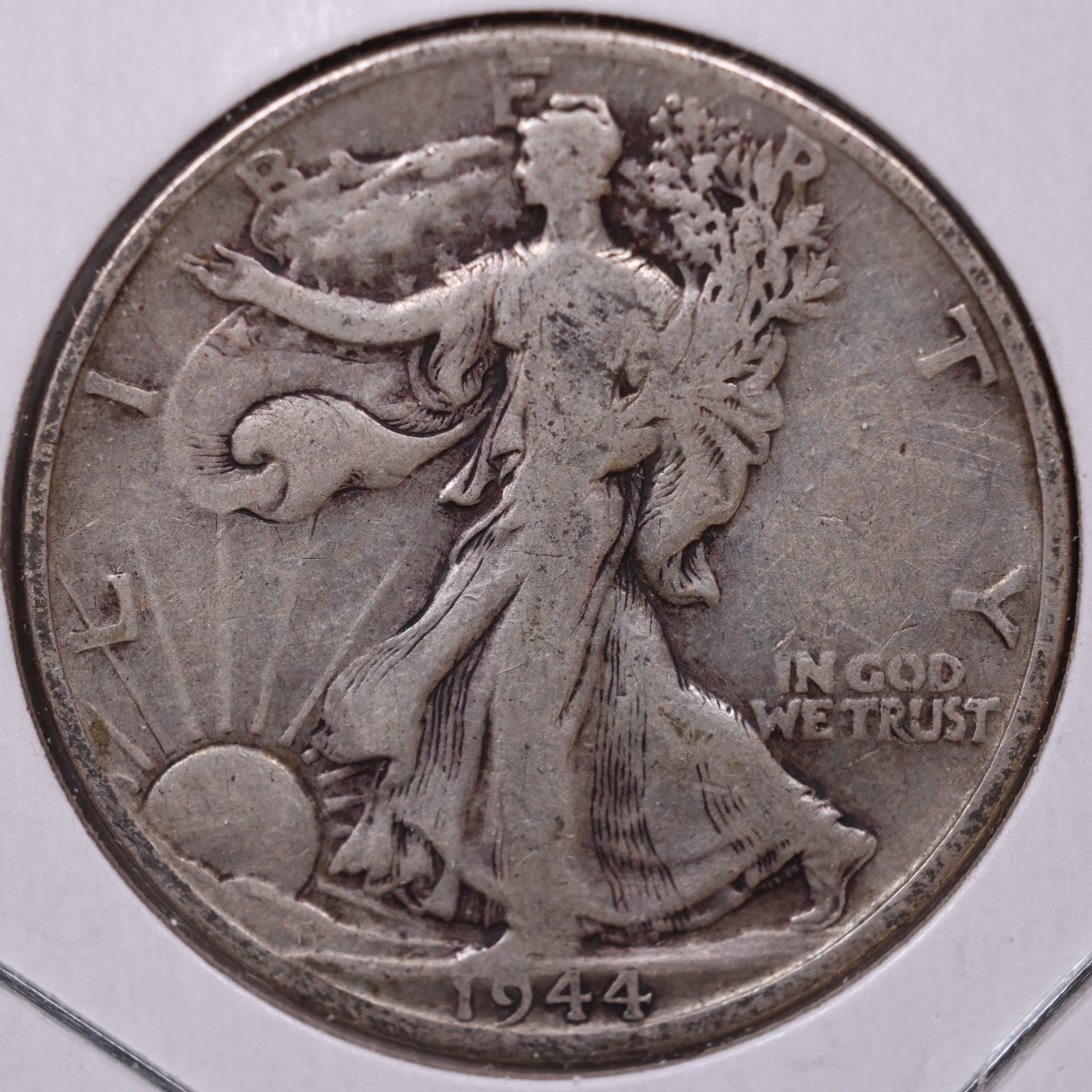 1944-D Walking Liberty Half Dollar, Fine+ Circulated Coin, Store #HR398