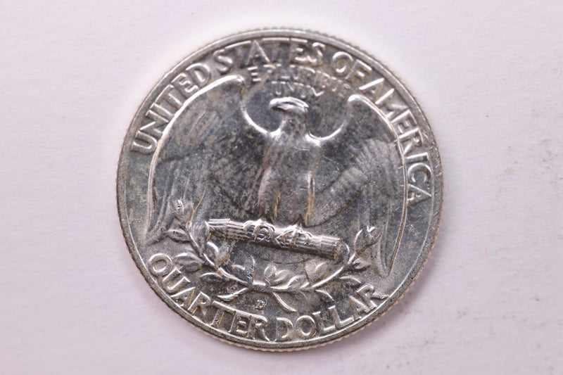 1957-D Washington Silver Quarter, Affordable Uncirculated Collectible Coin. Sale