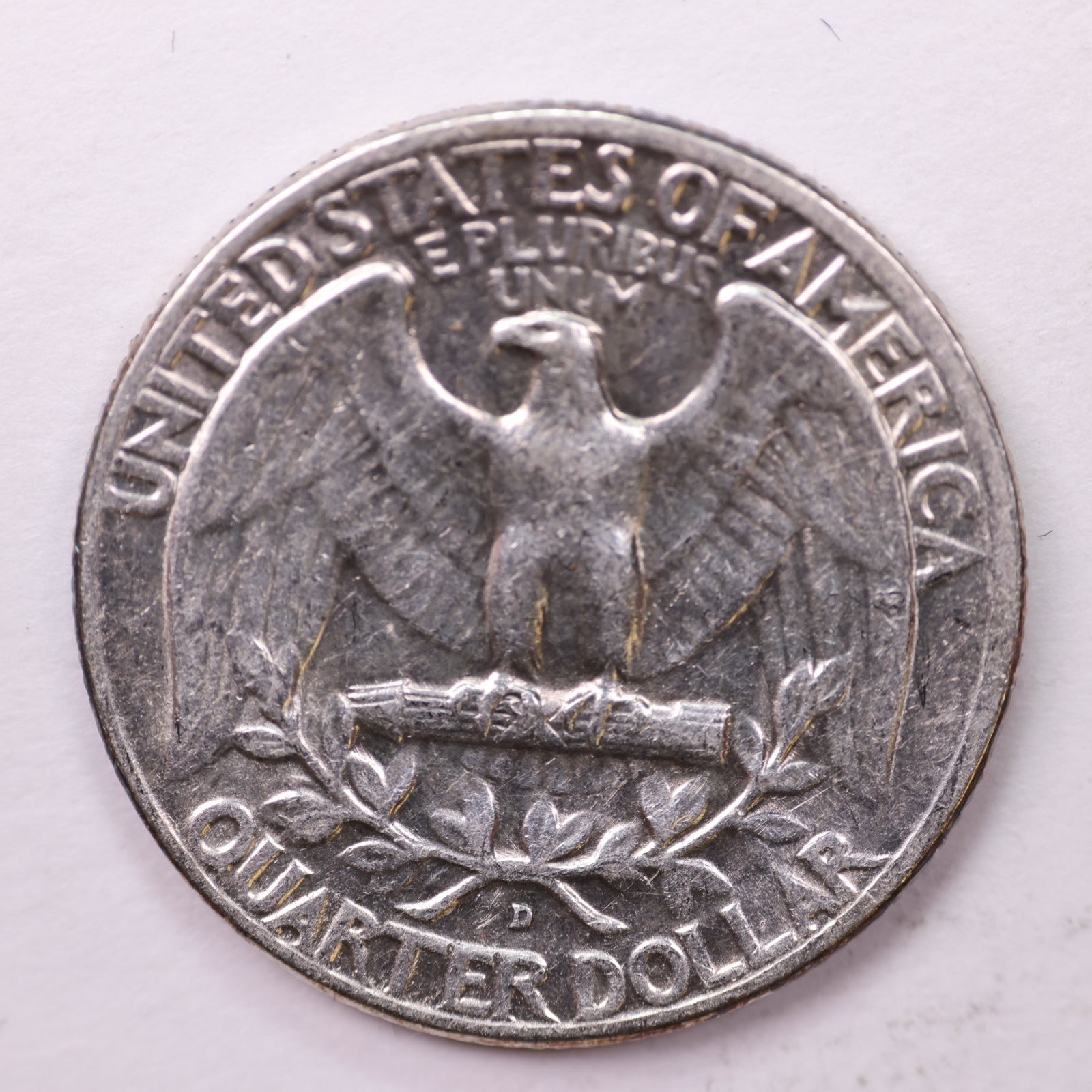 1957-D Washington Silver Quarter, About Uncirculated Coin, Store #0353619