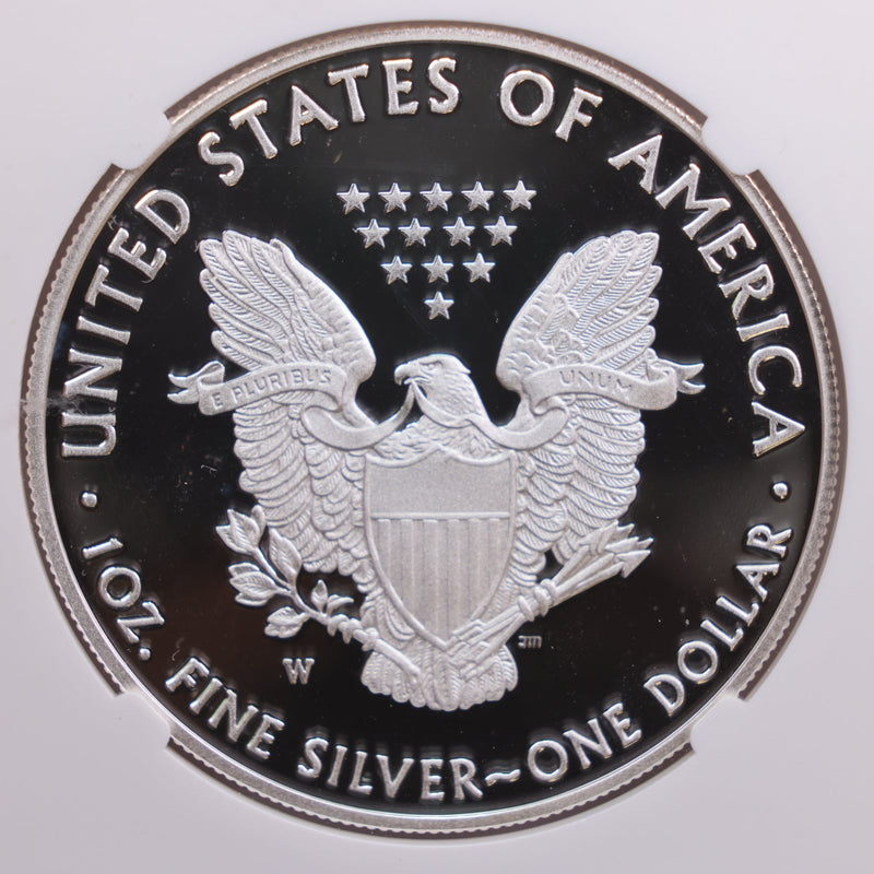 2020-W American Silver Eagle, Proof Strike., NGC PF-69., Store GSE016.