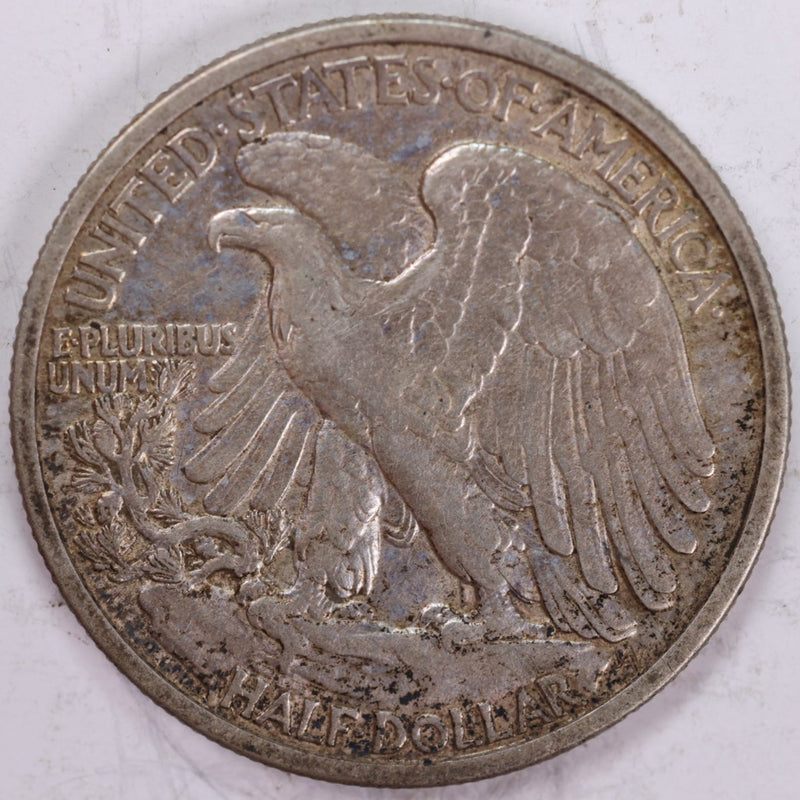 1916-D Walking Liberty Half Dollar, Very Fine Circulated Coin, Store