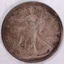 1916-D Walking Liberty Half Dollar, About Uncirculated Coin, Nice Slider, Store