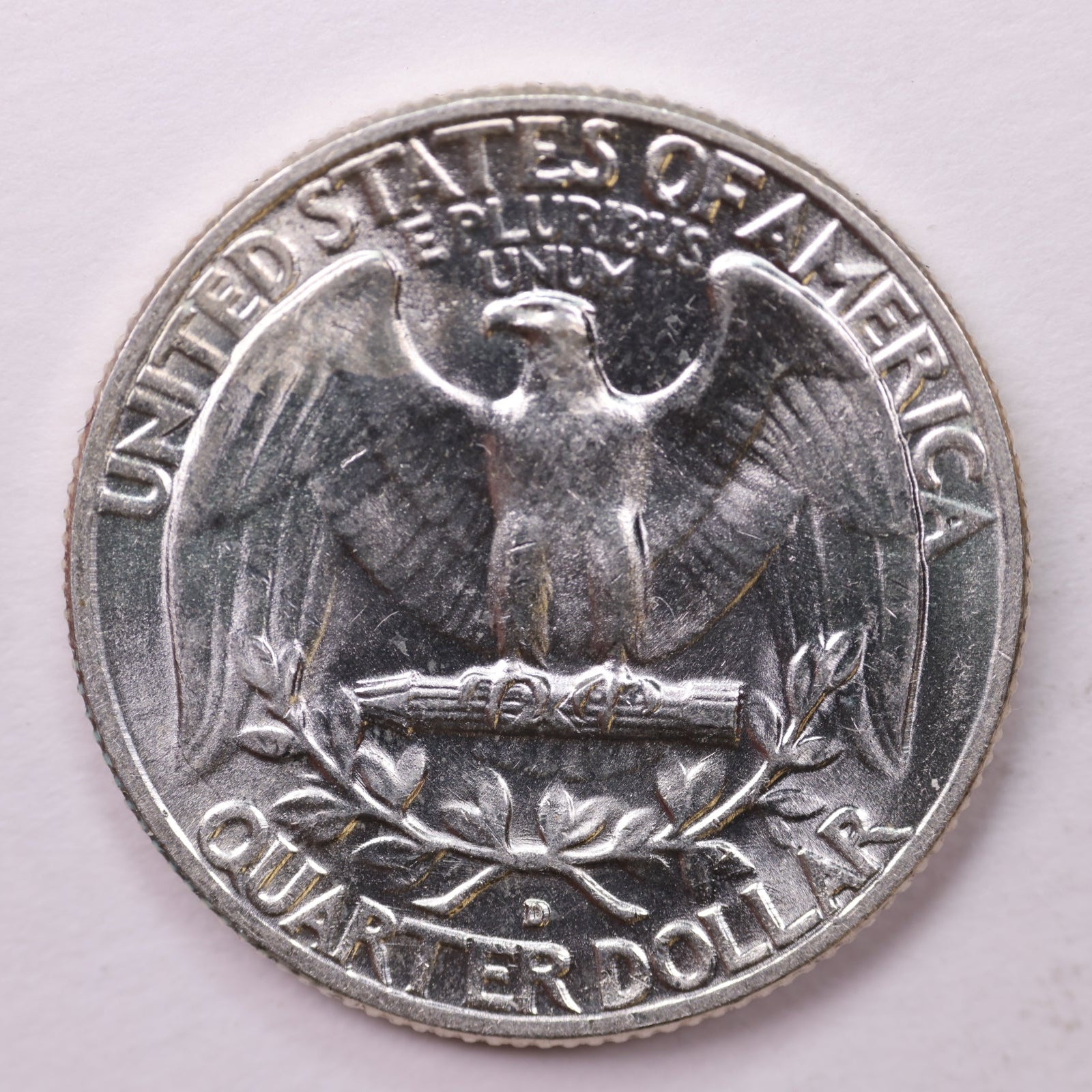 1958-D Washington Silver Quarter, Mint State+ Uncirculated Coin, Store #0353625