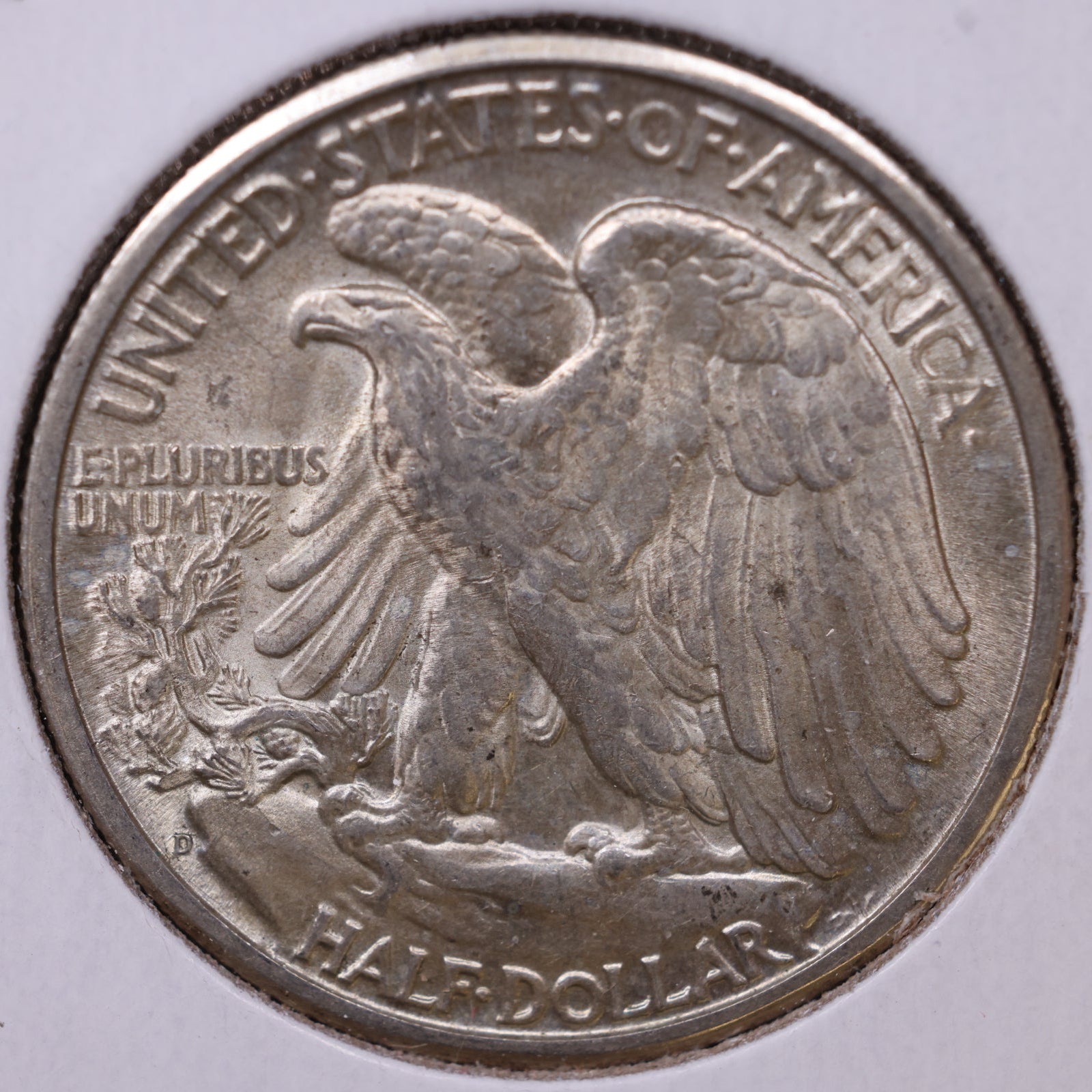 1945-D Walking Liberty Half Dollar, Extra Fine Circulated Coin, Store #HR436
