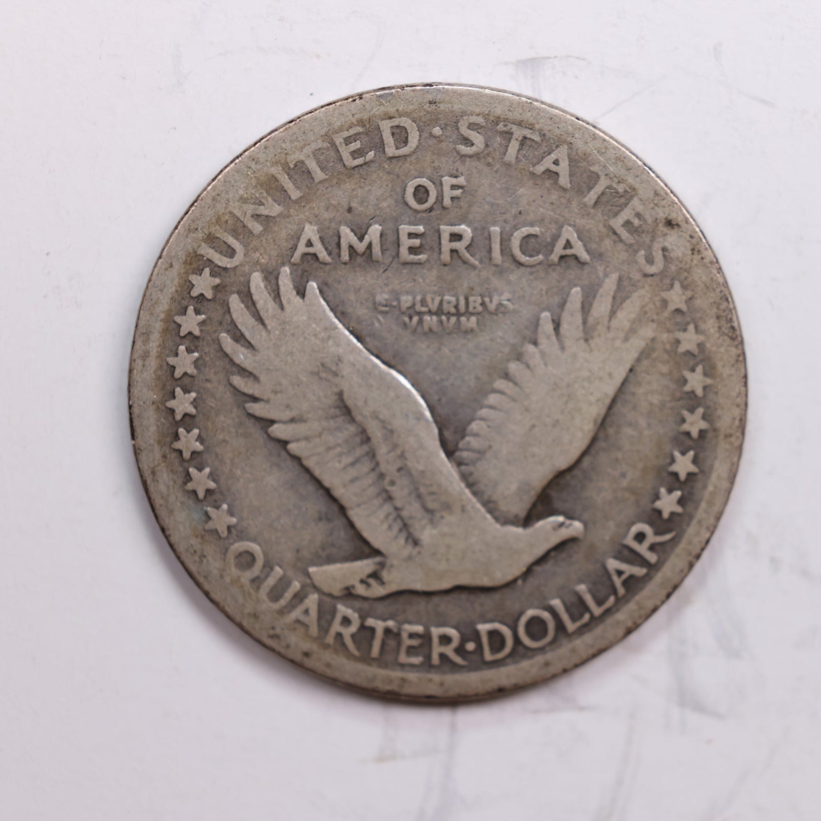 1917-S Standing Liberty Quarter., Type-1, Very Good Circulated Coin., Store #QR0279.