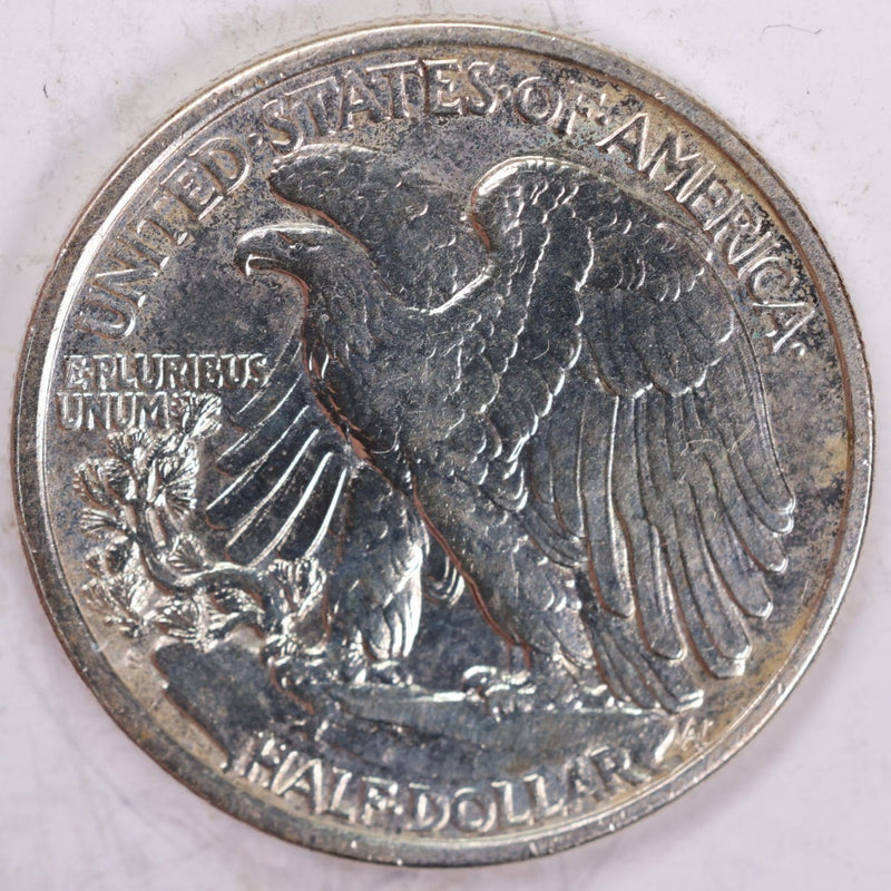 1917-S (rev) Walking Liberty Half Dollar, About Uncirculated Coin, Store