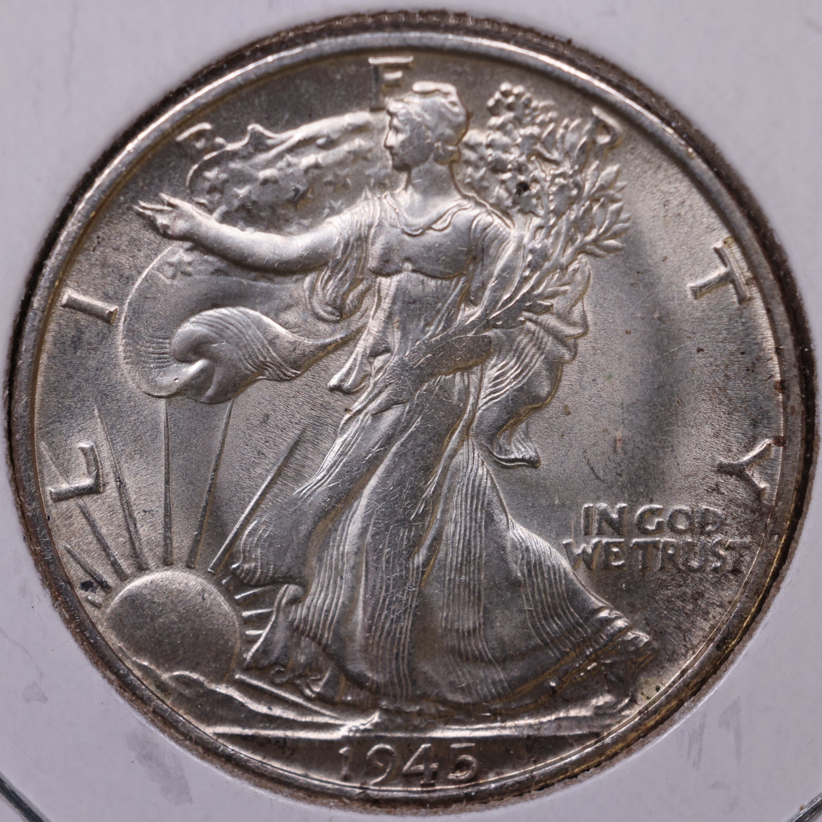 1945-S Walking Liberty Half Dollar, Extra Fine+ Circulated Coin, Store #HR447