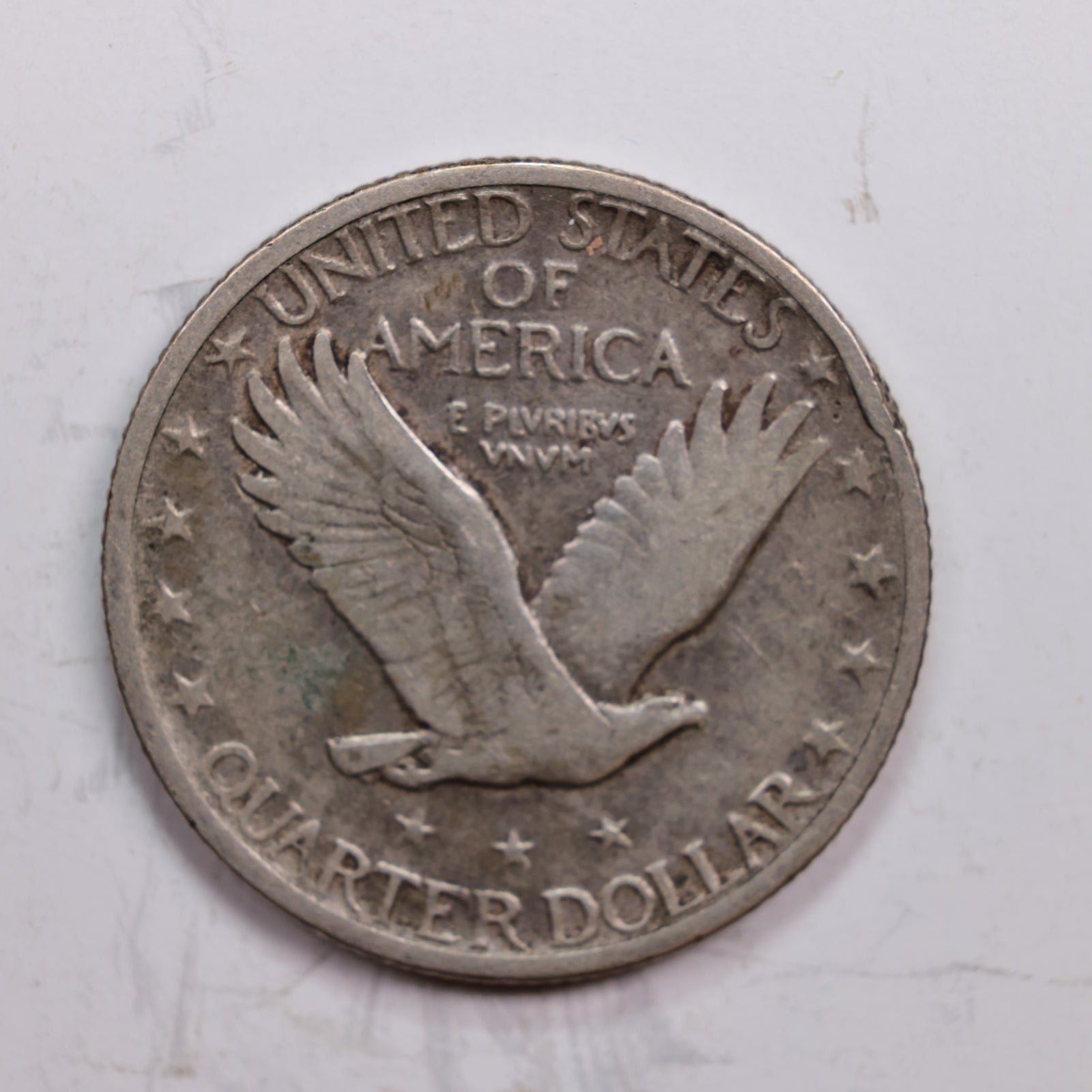 1917-S Standing Liberty Quarter., T-2, Very Fine Circulated Coin., Store #QR0285.
