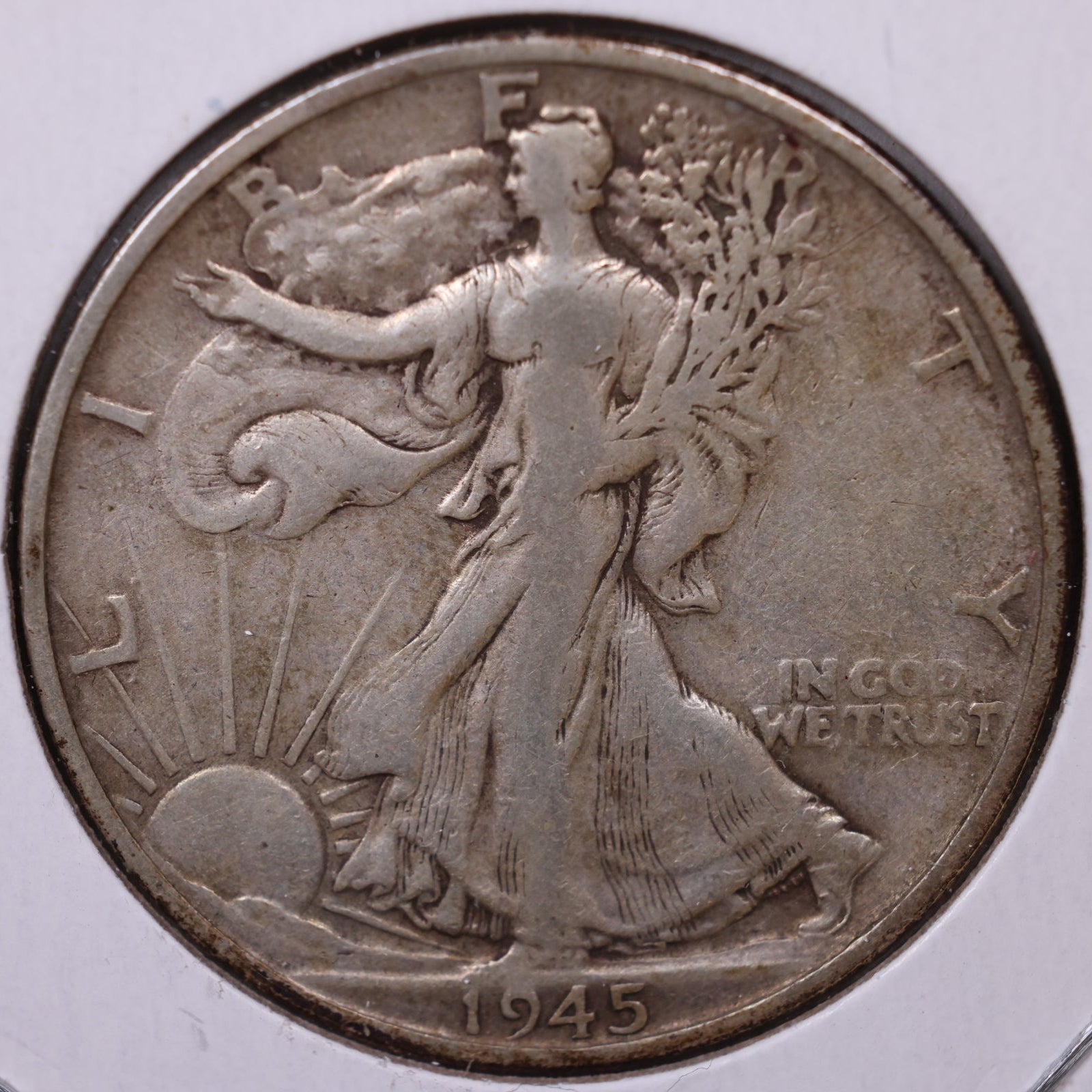 1945-S Walking Liberty Half Dollar, Very Fine Circulated Coin, Store #HR452