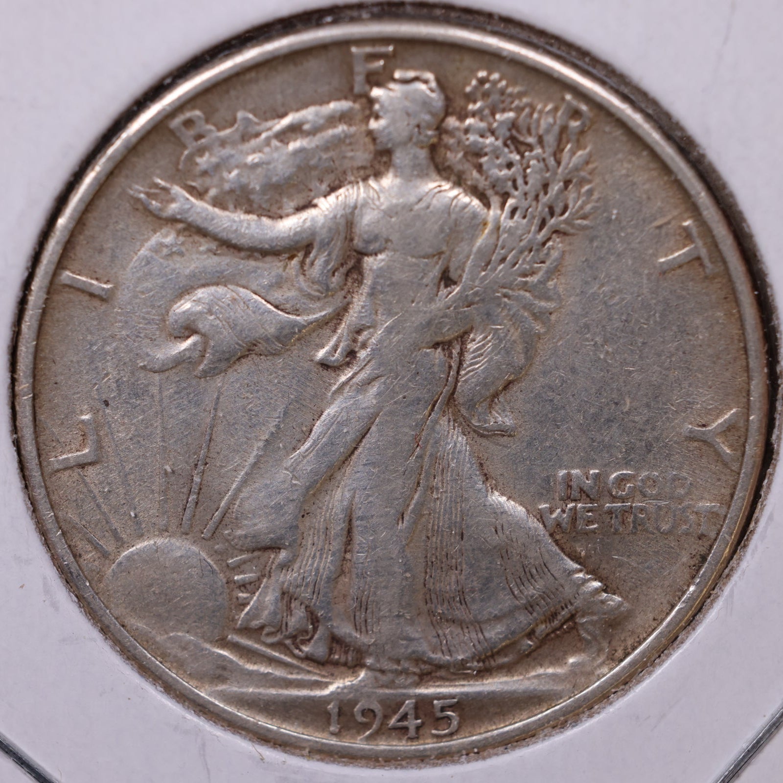 1945-S Walking Liberty Half Dollar, Very Fine Circulated Coin, Store #HR453
