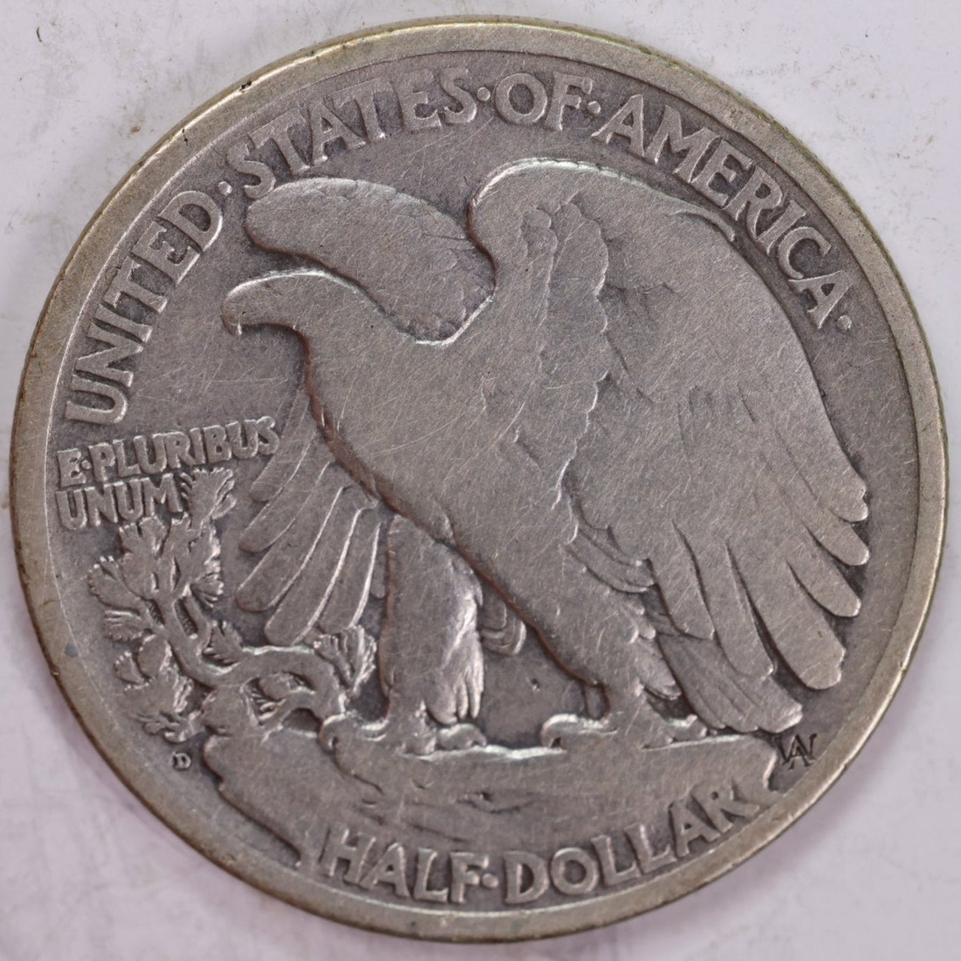 1919-D Walking Liberty Half Dollar, Fine Circulated Coin, Store #HR1331