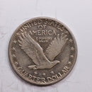 1918-D Standing Liberty Quarter., Very Fine+., Circulated Coin., Store