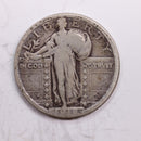 1918-D Standing Liberty Quarter., Fine+., Circulated Coin., Store