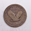1918-D Standing Liberty Quarter., Fine+., Circulated Coin., Store