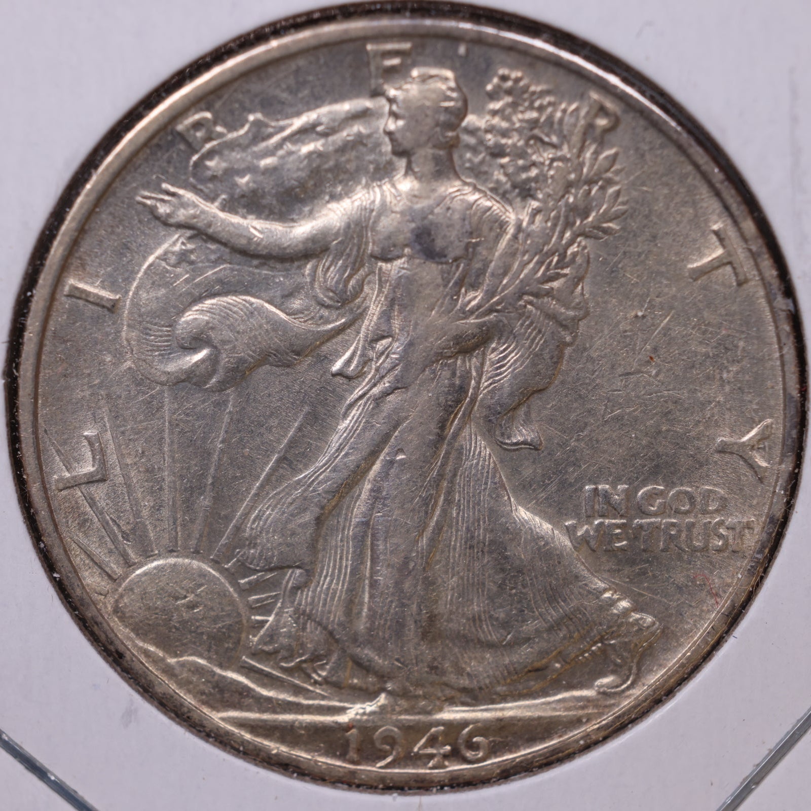 1946 Walking Liberty Half Dollar, Very Fine Circulated Coin, Store #HR457