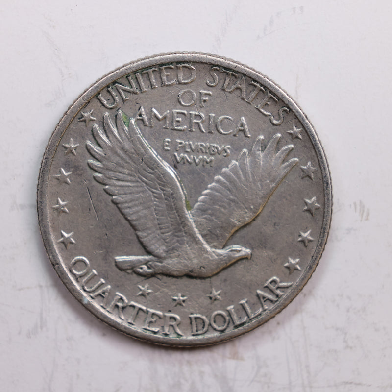 1918-S Standing Liberty Quarter., Extra Fine., Circulated Coin., Store