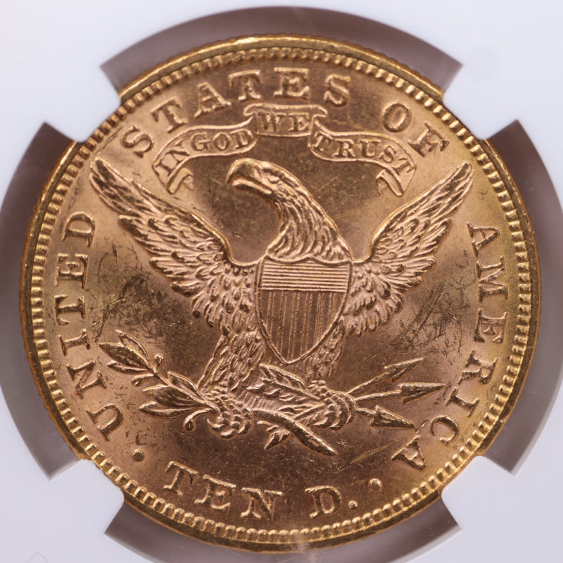 1893 $10., Gold Liberty., NGC Certified., Affordable Collectible Coins. Sale
