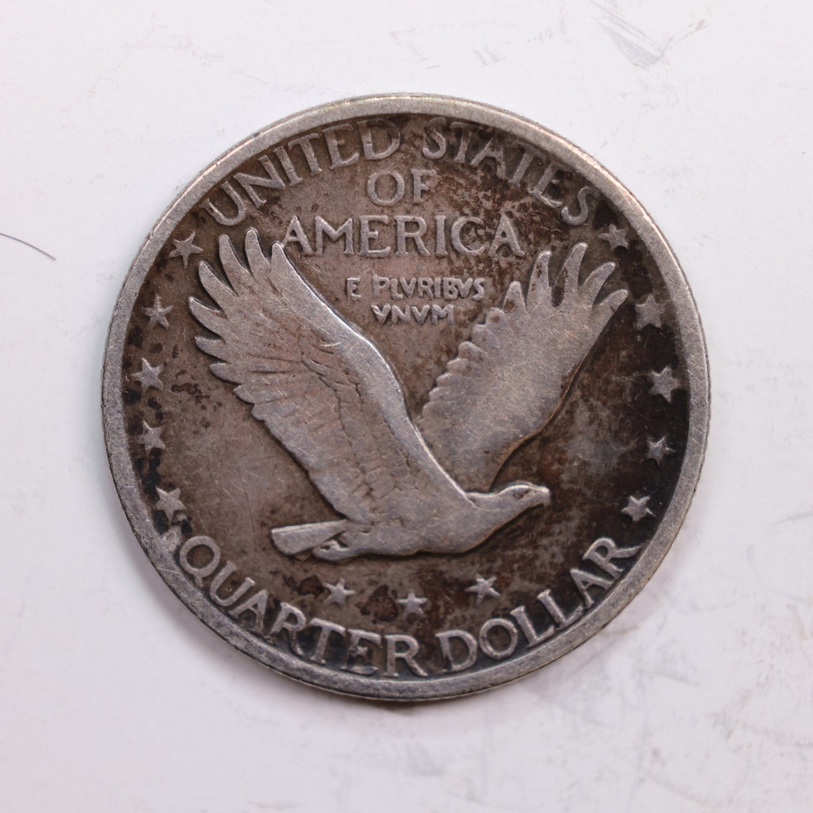 1920 Standing Liberty Silver Quarter., Very Fine Circulated Coin., Store #QR0302.