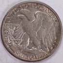 1927-S Walking Liberty Half Dollar, About Uncirculated Coin, Store
