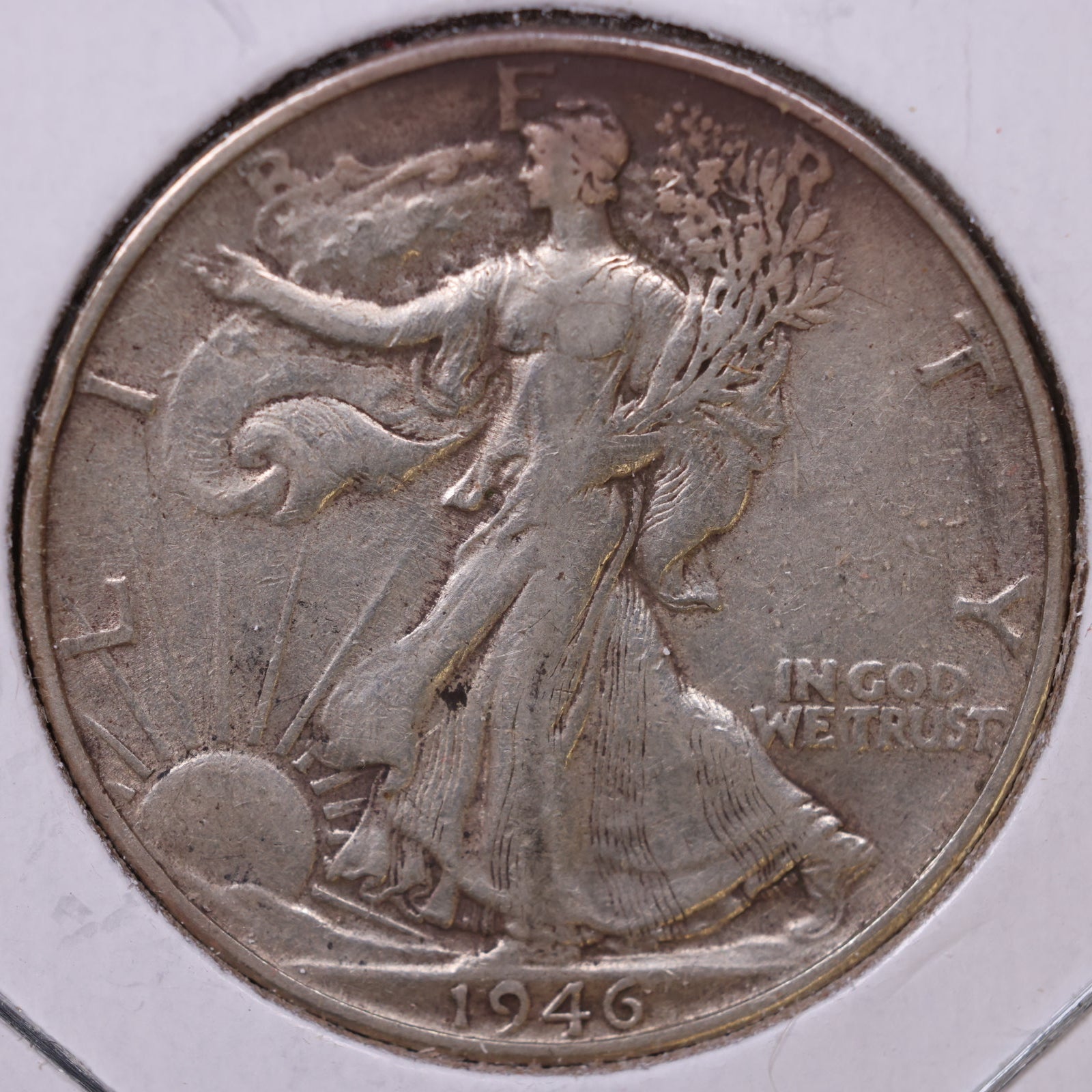 1946-S Walking Liberty Half Dollar, Very Fine Circulated Coin, Store #HR473