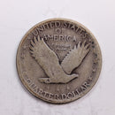 1921 Standing Liberty Quarter., Fine., Circulated Coin., Store