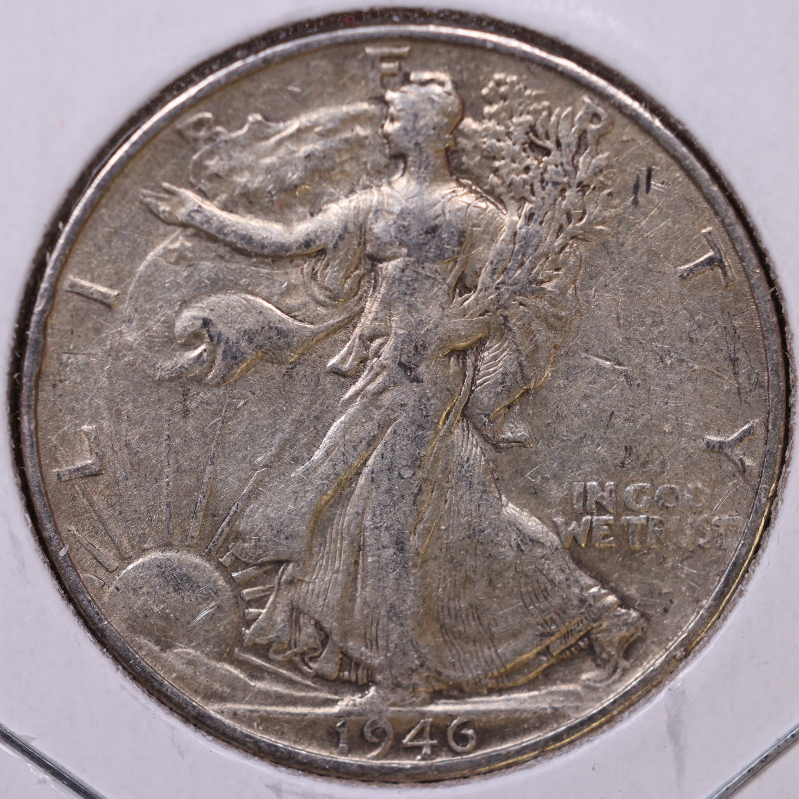 1946-S Walking Liberty Half Dollar, Fine Circulated Coin, Store #HR475