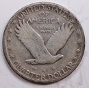 1923-S Standing Liberty Quarter., Very Good+., Circulated Coin., Store