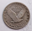 1924 Standing Liberty Quarter., Very Fine., Circulated Coin., Store