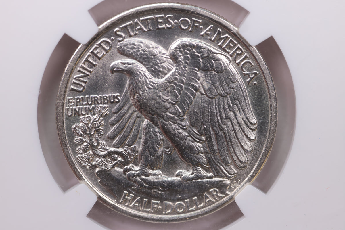 1936 Walking Liberty., Silver Half Dollar. NGC Graded, Affordable Coin