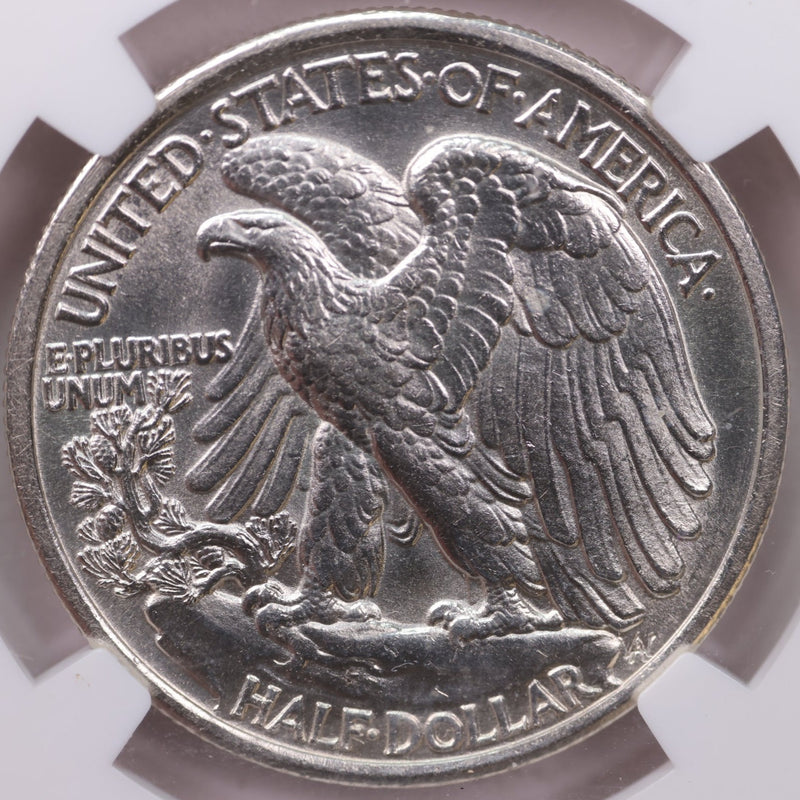 1936 Walking Liberty., Silver Half Dollar. NGC Graded, Affordable Coin Store Sale