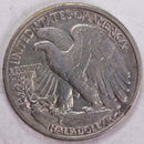 1934 Walking Liberty Half Dollar, Extra Fine+ Circulated Coin, Store
