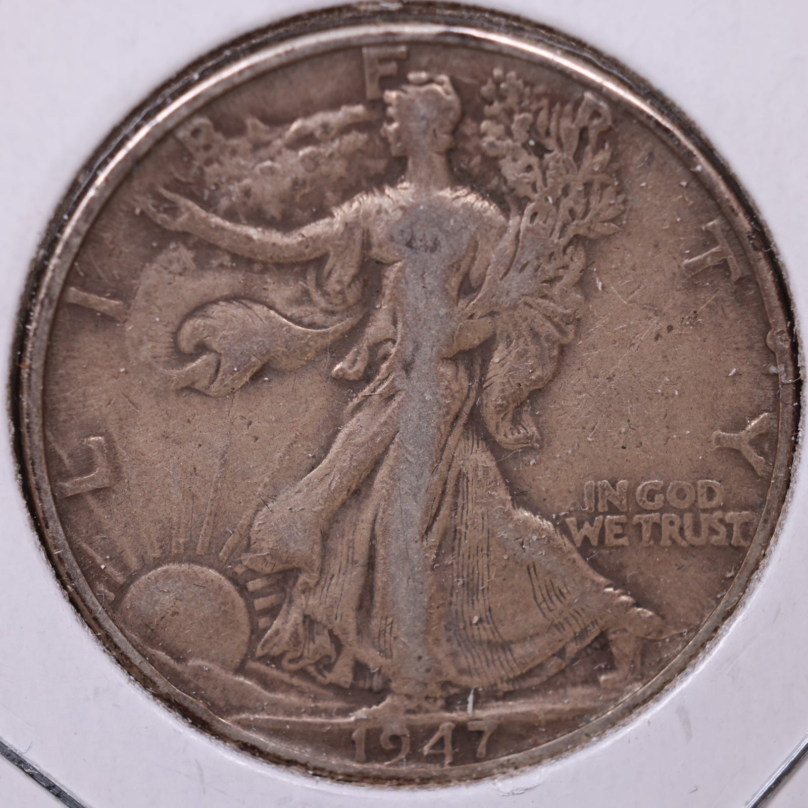 1947-D Walking Liberty Half Dollar, Very Fine Circulated Coin, Store #HR482
