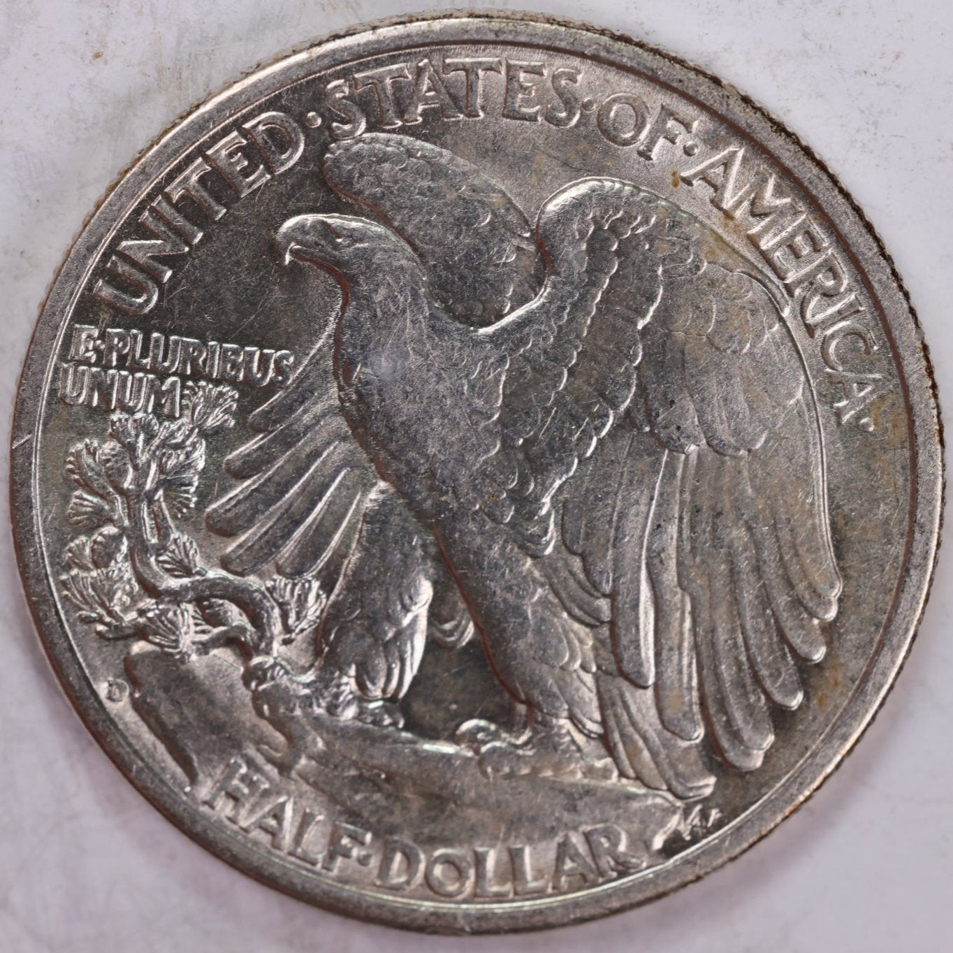 1934-D Walking Liberty Half Dollar, About Uncirculated Coin, Store #HR1338