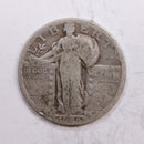 1925 Standing Liberty Quarter., Very Good., Circulated Coin., Store