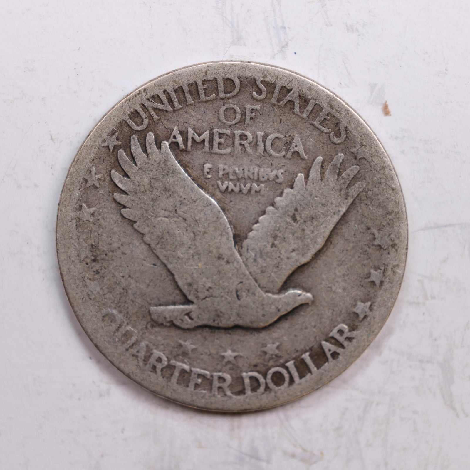 1925 Standing Liberty Quarter, Very Good Circulated Coin, Store #QR0319