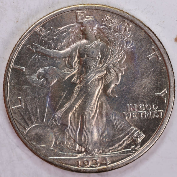 1934-S Walking Liberty Half Dollar, Mint State Coin, Store #H934S02