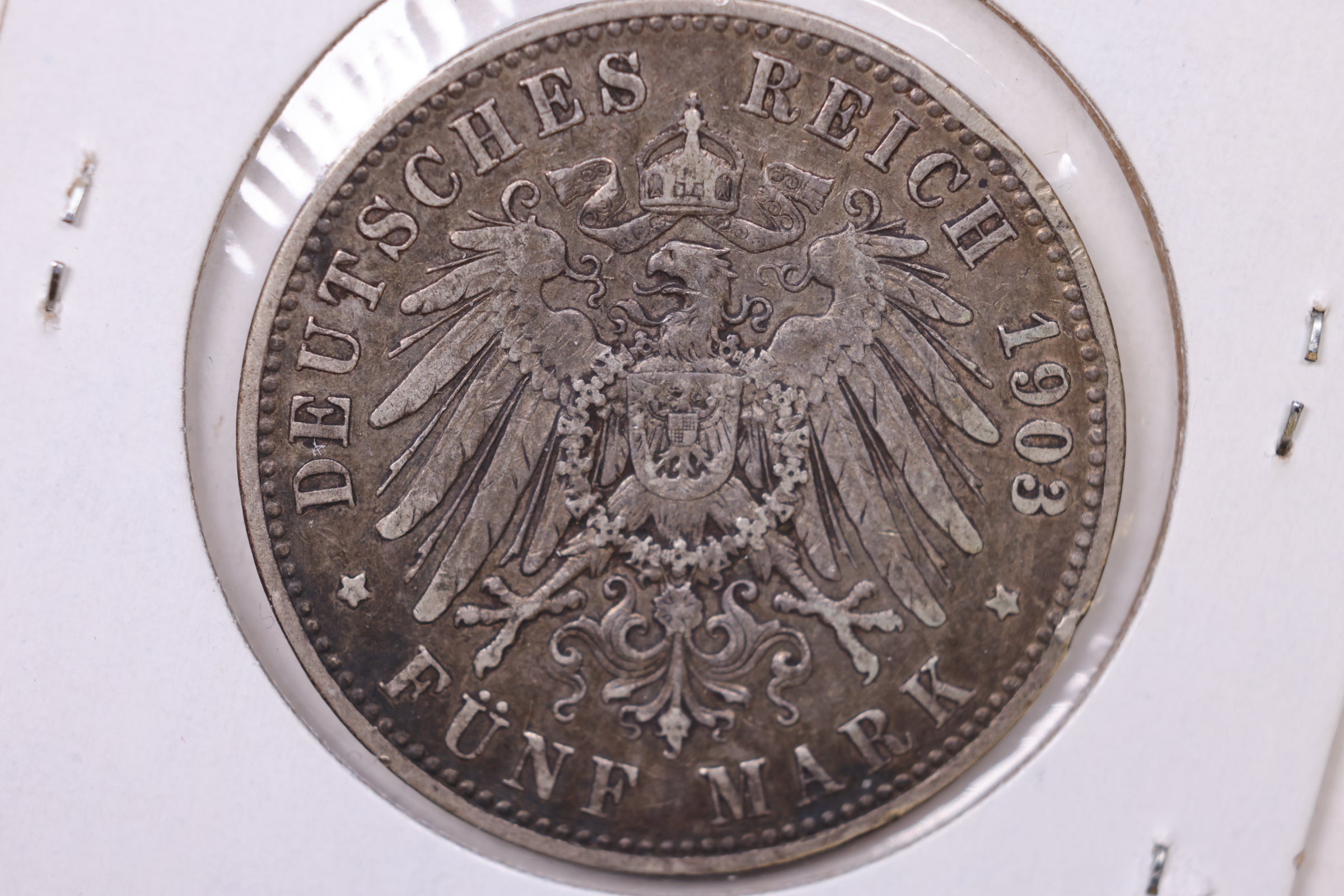 1903-A PRUSSIA 5 Mark German States, Store #FN0003