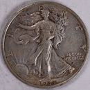 1935 Walking Liberty Half Dollar, Extra Fine+ Circulated Coin, Store