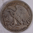 1935 Walking Liberty Half Dollar, Extra Fine+ Circulated Coin, Store