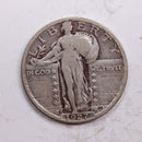 1927-S Standing Liberty Quarter., Very Fine+., Circulated Coin., Store