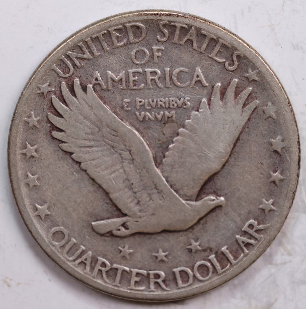 1927-S Standing Liberty Quarter, Very Fine+, Circulated Coin, Store #QR0324.
