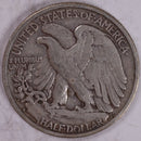 1935-S Walking Liberty Half Dollar, Very Fine+ Circulated Coin, Store