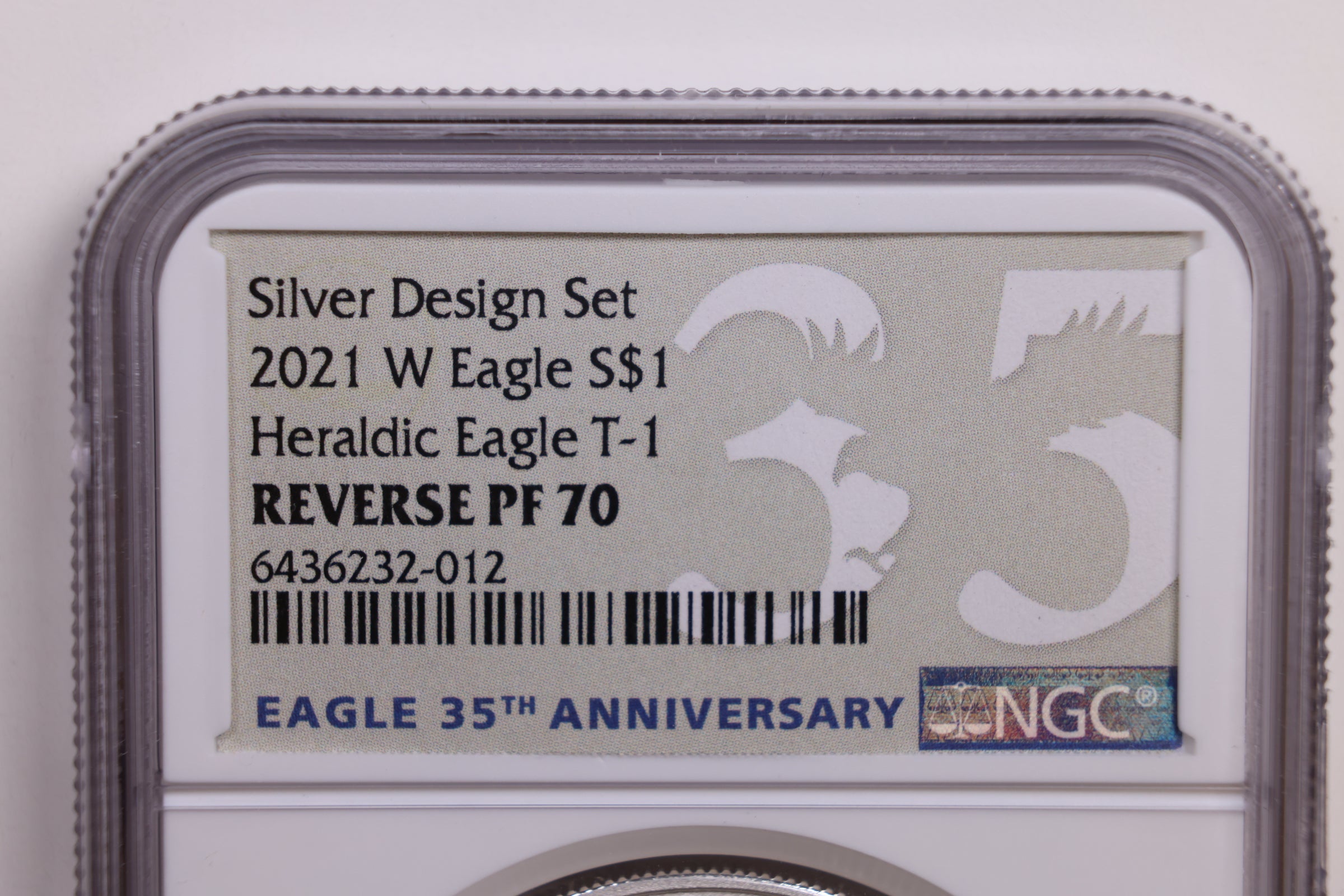 2021-W American Silver Eagle, Reverse Proof, NGC PF70, Store #GSE022