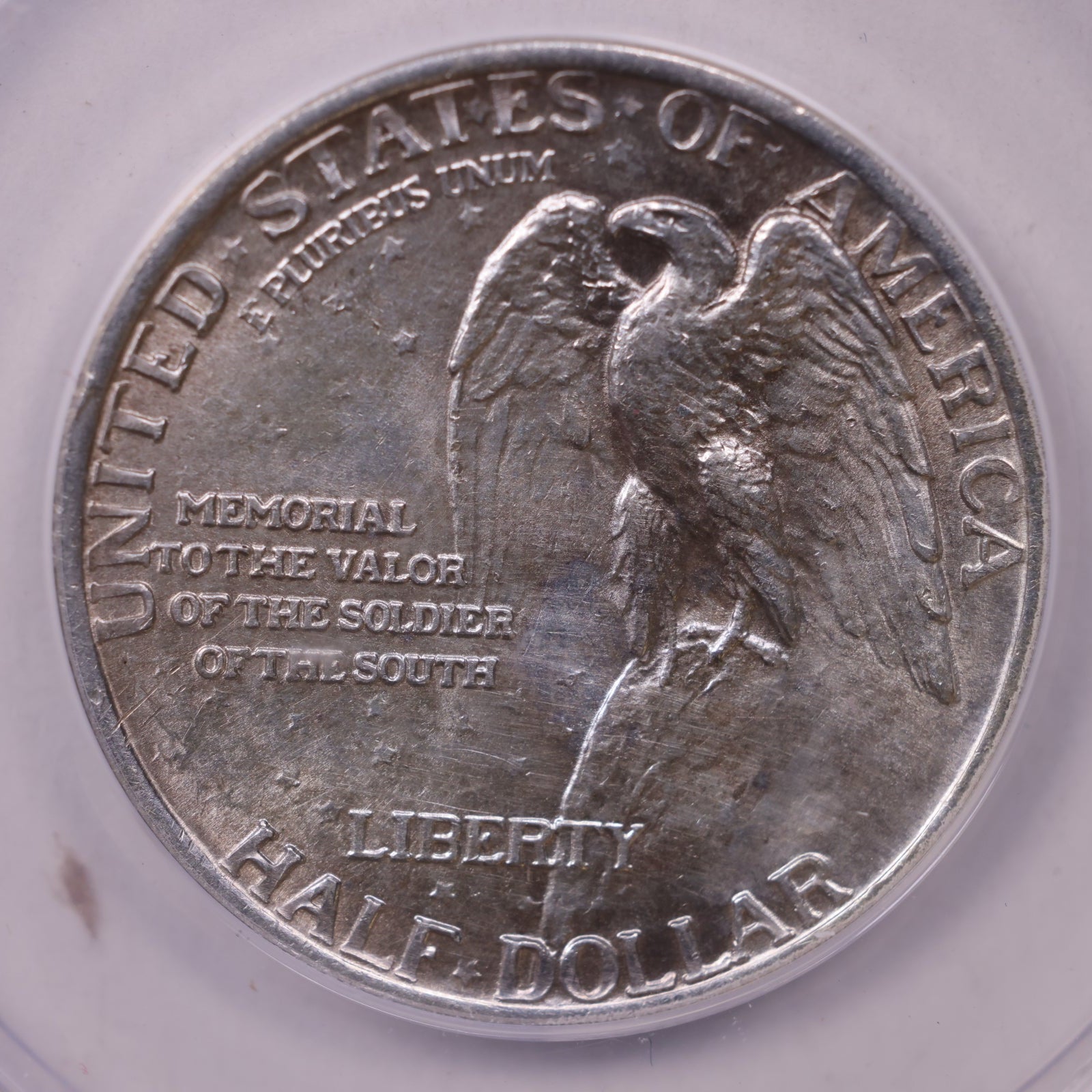 1925 50C Stone Mountain DD REV Cleaned, ANACS MS-60, Store #GMC379