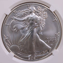 2021-W American Silver Eagle., Burnished Strike., NGC MS70., Store GSE023.
