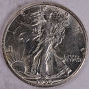 1936-D Walking Liberty Half Dollar, About Uncirculated Coin, Nice Slider, Store