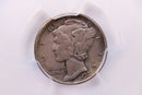 1921-D Mercury Silver Dime., PCGS Graded, Affordable Coin Store Sale